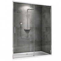 Душевая дверь ABBER Komfort AG93170 170x200 прозрачное/хром