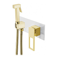 Гигиенический душ со смесителем Boheme Q 147-CRG хром/золото