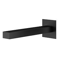 Излив Plumberia Selection Tag SPQ0258NO для ванны, черный матовый