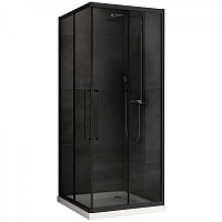 Душевой уголок ABBER Schwarzer Diamant AG02090BDTH тонированное/черный