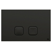 Кнопка смыва Oli Plain 070829 черный Soft-touch