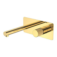 Смеситель Boheme Stick 125-GG.3 для раковины, ручка Linea, золото