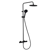 Душевая стойка Splendy Relax R RR208XTR26R3BM черный матовый