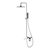 Душевая стойка Boheme Q 148-CRB хром/черный