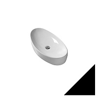 Раковина SantiLine SL-1073MB 61 черная матовая