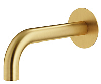 Излив Plumberia Selection Ixo SPT0058OB для ванны, золото брашированное