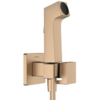 Гигиенический душ Hansgrohe Bidette 29233140 шлифованная бронза