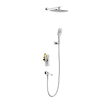 Душевой комплект Timo Helmi SX-4099/00-16SM хром/белый