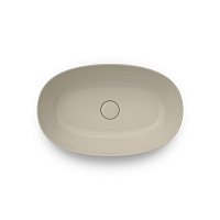 Раковина накладная Kerama Marazzi Plaza PLR.wb.60\SAN 60x38x13,5 песочный матовый