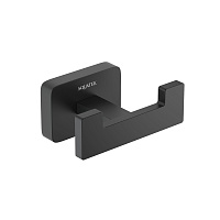 Крючок двойной Aquatek Либра AQ4302MB черный матовый