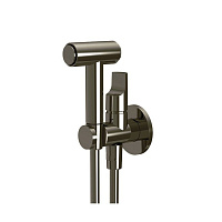Гигиенический душ со смесителем Fima Carlo Frattini Collettivita F2320/4CS Brushed Black Chrome