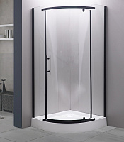 Душевой уголок Esbano ESD-7015B 90х90см с поддоном, черный матовый
