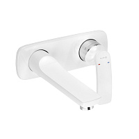 Смеситель Kludi Balance 522469175 для раковины, хром/белый