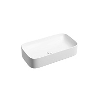 Раковина накладная Ceramicanova Element CN6054MW 70.5x38x15 белый матовый