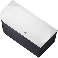 Акриловая ванна Allen Brau Priority 2.31004.20B/AM 170x78 антрацит/белый
