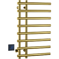 Полотенцесушитель электрический Boheme Uno 722-G 80х50 см, круглый, сухой, золото