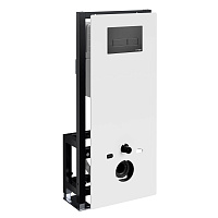 Система инсталляции WasserKRAFT Glan 66TLT.010.ME.WH.MB03 для унитаза, черный матовый