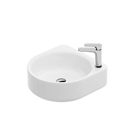 Раковина ArtCeram Wonder WNL004 01;34 Saniglaze, белый глянцевый