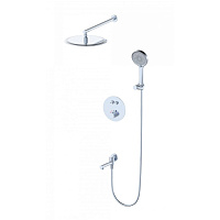 Душевая система Wonzon & Woghand WW-88929010-CR с термостатом, хром