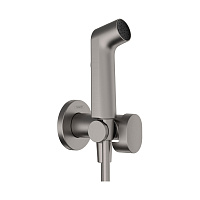 Гигиенический душ со смесителем Hansgrohe Bidette S 29232340 шлифованный черный хром