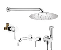 Душевой комплект Plumberia Selection Ixo KITZXO01CR210 для ванны, хром