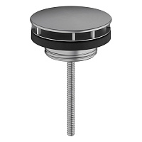 Донный клапан Hansgrohe 50001340 для раковины, шлифованный черный матовый