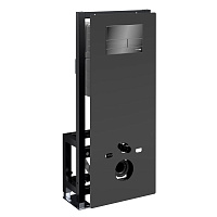 Система инсталляции WasserKRAFT Glan 66TLT.010.ME.BL.PB04 для унитаза, черный