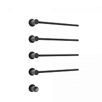 Полотенцесушитель электрический Sancos Linea SC14001MB 66,5x53x8,5 черный матовый