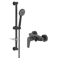 Душевой комплект Aquatek Бетта AQ1132MB черный матовый