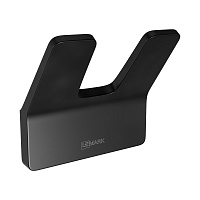 Крючок двойной Lemark Smooth Line 9712005 черный