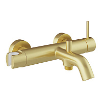 Смеситель Aqueduto Cano CAN0650 для ванны с душем, золото шлифованное