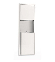 Шкаф Nofer 12021.S 132,1х43,8 с диспенсером для полотенец и контейнером для мусора