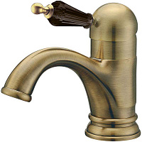 Смеситель Boheme Medici Ripresa 301-BSW для раковины, бронза/черный Swarovski