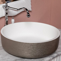 Раковина Armadi Art Sole Corian 819-SL LV204, серебро