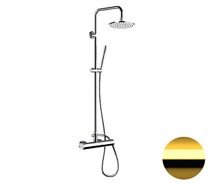 Душевая стойка Remer Minimal N37RX7MMM20DO золото глянцевое
