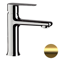 Смеситель Remer Vanity V12BG для раковины, золото брашированное