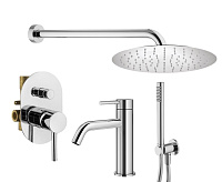Душевой комплект Plumberia Selection Ixo KITXO15CR53 для ванны, хром