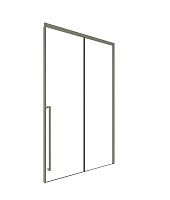 Душевая дверь Timo TDSS-130/13C-8L T49L 130x200 прозрачное/никель