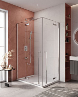 Душевой уголок Cezares Liner LINER-AH-2-120/90-C-Cr-L 120x90 прозрачное, хром