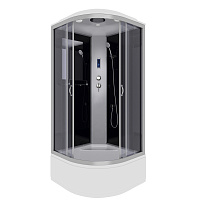 Душевая кабина Niagara Classic NG-2507-14P 80x80x215 стекло тонированное/профиль серебро