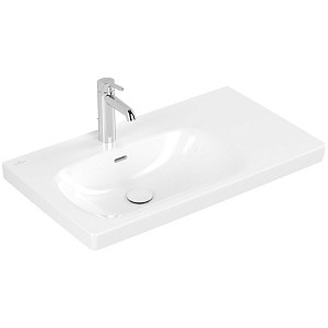 Раковина Villeroy & Boch Skyla 5A52L101 80x46 накладная, Alpin White