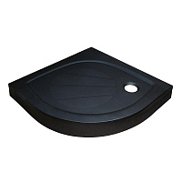 Поддон для душа Ravak Elipso Pro-100 XA23AA01010BM черный матовый