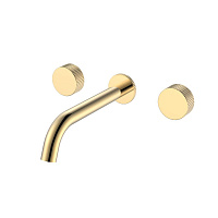 Смеситель Boheme Stick 152-2-G.3 для раковины, ручка Linea, золото