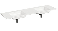 Раковина столешница Salini Onda 180 1402202M S-Stone 180x50 белый матовый