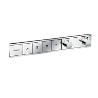 Термостат Hansgrohe RainSelect 15382000 на 4 потребителя, для душа, хром