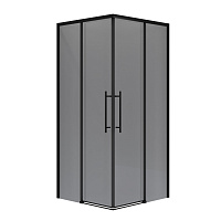 Душевой уголок Niagara Nova NG-2830-34BLACK 100x100x195 стекло тонированное/профиль черный матовый