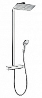 Душевая система с термостатом Hansgrohe Raindance E 360 1jet 27112400 белый/хром