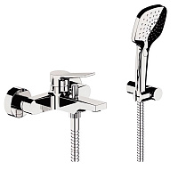 Смеситель Remer Slash SL02 для ванны с душем, хром