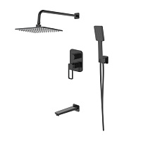 Душевой комплект IDDIS Slide SLIBL03i68 черный матовый