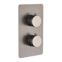 Смеситель Boheme Cell 134-3-GM для душа, оружейная сталь